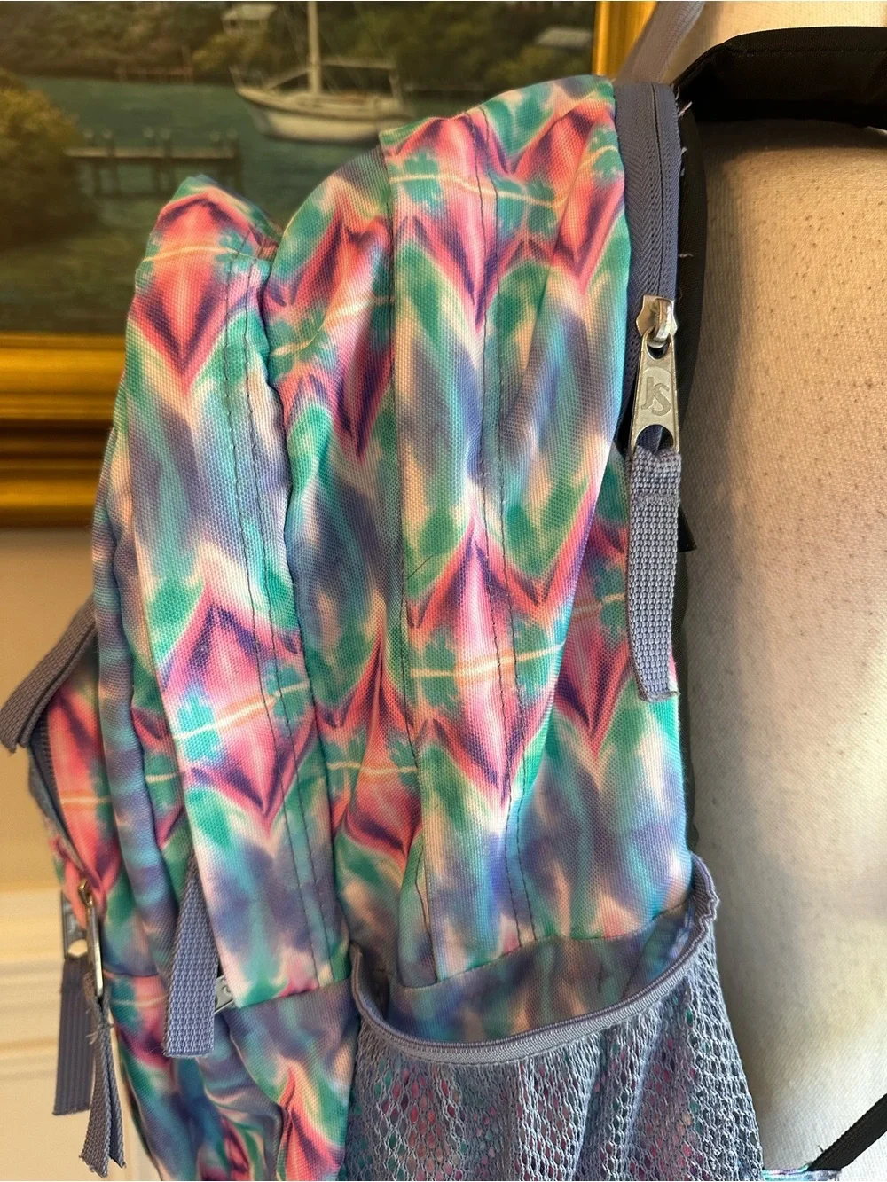 JANSPORT Tie Dye Print Big Student Backpack